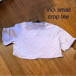 Vici Lavender Crop Tee